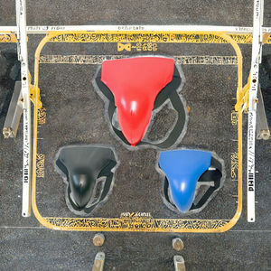 Protège-aine de haute qualité en cuir professionnel pour le sanda et le kick-boxing, logo personnalisé, confortable, respirant, entraînement de combat - Product Image 3