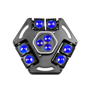 Prodotti di Punta: Faro Laser a Testa Mobile LED RGBW da 120mW, DMX512, IP33, PVC, 4-in-1, Attivazione Sonora, Effetto Scenico per <span class=keywords><strong>Club</strong></span> e Bar - Product Image 3