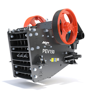 Mobile PEV150 Backenbrecher-Anlage auf Rädern, Tragbarer Steinbrecher für Gesteinsaggregate und Metallerz - Product Image 1