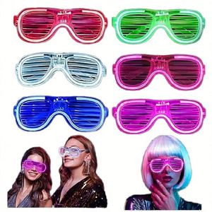 Bright LED Light up Flashing Sunglasses Glow Rave Party Shades Festival Nightclub Concert Costume Accessory for Holiday Gifts - Product Image 1