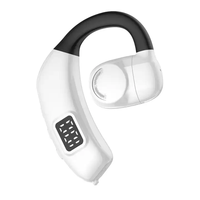 Earphone bluetooth nirkabel 2024 HG, Earphone bisnis kait telinga konduksi udara X30 musik nirkabel 200mah