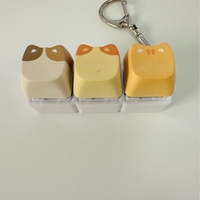 Millantech Cat Keycap with 3D Printed Base Stress-Relief Design Switch Tester Compatibility Detachable Keycap
