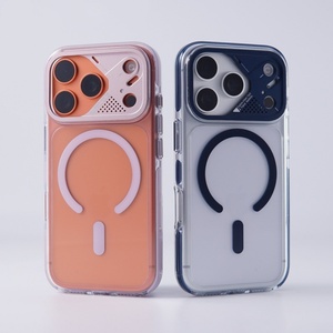 เคสโทรศัพท์มือถือใสแบบแม่เหล็กสำหรับ iPhone 17 16 Pro Max รองรับการชาร์จไร้สาย กรอบรูปโลหะ ป้องกันการกระแทก - Product Image 3