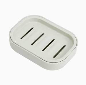 Jabonera Portátil de Plástico de Doble Capa, Jabonera Hermética para Baño con Bandeja de Drenaje para Viajes - Product Image 1