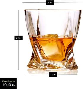 Barre de <span class=keywords><strong>verre</strong></span> dédiée cristal épais lesté 10 oz Twist <span class=keywords><strong>Cognac</strong></span> whisky <span class=keywords><strong>verre</strong></span> spiritueux tasse pour boire Bourbon verrerie coffret cadeau - Product Image 3