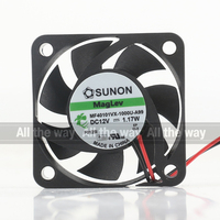 Kipas Pendingin Taiwan Sunon 5V 24V 48V DC12V 1.17W AC EC 4010 40X40X10MM 4CM Inverter Senyap 2-kabel MF40101VX-1000U-A99 Baru Asli
