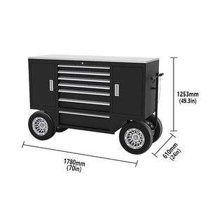 Chariot d'<span class=keywords><strong>atelier</strong></span> roulant JZD 75 " pour mécaniciens, armoire à outils métallique extérieure, chariot à outils avec outils - Product Image 2