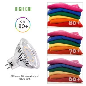 Bombilla LED MR16 con Base Gu5.3, 9W SMD 2835, 3500K Blanco Cálido, 90LM/W, Reflector de Vidrio, CA 85-265V, Certificación CE, Vida Útil de 25000H - Product Image 6