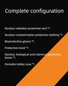 Traje de Protección contra la <span class=keywords><strong>Radiación</strong></span> Demron, Overol para Protección contra Fallout, Ropa de Seguridad <span class=keywords><strong>Anti</strong></span> <span class=keywords><strong>Nuclear</strong></span>, Reflectante, Industrial, Cómodo - Product Image 4