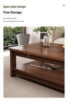 Table basse minimaliste moderne de petite taille pour salon, table à thé simple pour la maison