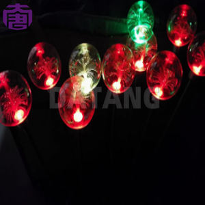 Foco Esférico de Fibra Óptica LED Solar IP65 para Iluminación Premium de Jardín, Navidad y Festividades - Product Image 4