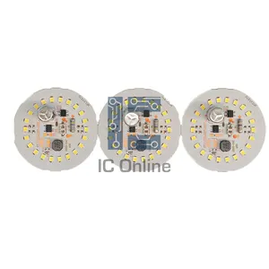 DOB LED Power 18W A80 22pcs Size 57.95*57.95mm SMT Electrolysis 6.8uf 400v Current 100-120mA LED PCBA Board One-Stop Service