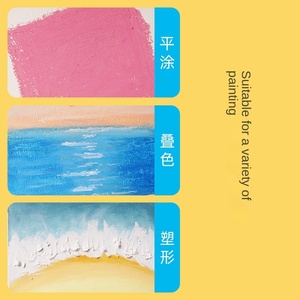 Papel de pintura al óleo portátil de cartón de palo de Color pesado cuadrado A5 grueso especial 10*10cm para productos artísticos para el hogar - Product Image 2