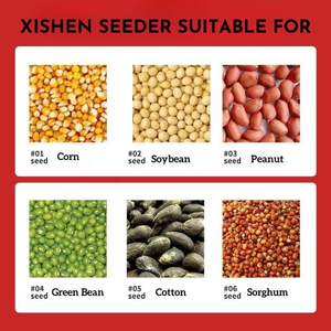 Semoir à graines multi-grains à 4 rangs pour le maïs, le maïs à maïs et les haricots avec engrais, équipement de plantation agricole à haute efficacité - Product Image 6