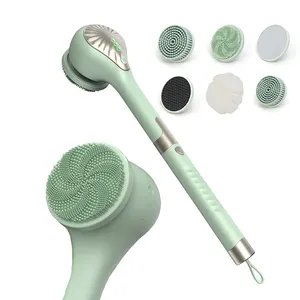 Rechargeable Waterproof 3 Gear Body Scrubber modern showers Brush Cleaning Brush Spinning Skin Cleansing Brush for Body