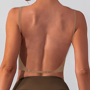 Reggiseni Senza Cuciture e Senza Spalline Best-Seller per Donne, Design con Spalline a X e a U, Imbottiture Rimovibili, Alto Supporto, Stile <span class=keywords><strong>Push</strong></span>-<span class=keywords><strong>Up</strong></span>, Beige/<span class=keywords><strong>Nero</strong></span>/Bianco - Product Image 2