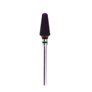 Purple Coated Tornado Carbide Nail <b>Drill</b> <b>Bit</b> for Gel Removal Manicure Pedicure Electric File Grit C M F - Product Image 1