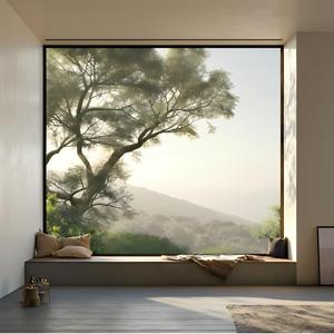 Fenêtre panoramique <span class=keywords><strong>fixe</strong></span> noire à grande arche, <span class=keywords><strong>double</strong></span> ou triple <span class=keywords><strong>vitrage</strong></span>, cadre à rupture de pont thermique, design moderne, <span class=keywords><strong>prix</strong></span> usine - Product Image 1