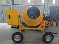 Bétonnière portable diesel JOVE, moteur 4 kW, pompe à eau automatique, 8 m³/h, robuste, usage intensif, garantie 1 an