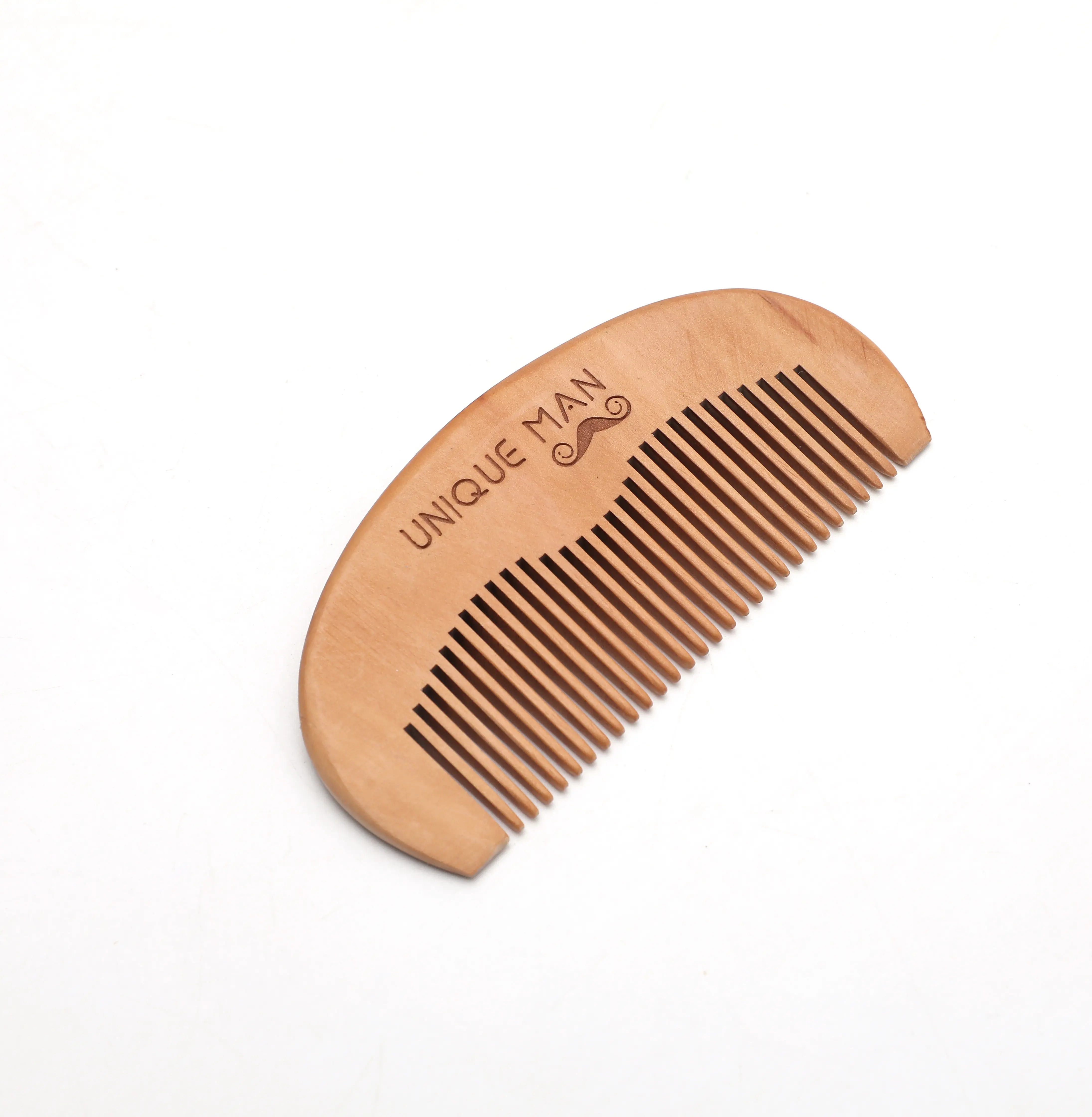 RTS fast dispatch wooden custom logo high quality premium beard comb