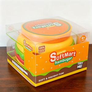 Squishy Realistico a Forma di Hamburger Gigante, Giocattolo Antistress Alimentare Oversize, Fidget Creativo per Alleviare lo Stress - Product Image 6