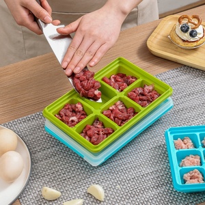 2sets Food Preparation <b>Box</b> Frozen Meat Crisper Freezer Refrigerator Storage <b>Box</b> Sealed for Kitchen - Product Image 2