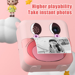 กล้องถ่ายรูปสำหรับเด็ก หน้าจอ 3.45 นิ้ว พิมพ์ภาพได้ในคลิกเดียว วิดีโอความคมชัดสูง สำหรับเด็ก - Product Image 4