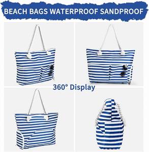 Nouveauté 2023 - Grand sac de plage multi-poches pour les voyages, la natation, la plage et les vacances - Product Image 4