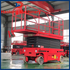 36 kaki <span class=keywords><strong>12</strong></span> meter buatan Cina mirip dengan Genie JLG Skyjack haulot hidrolik elektrik gunting self-propelling gunting angkat - Product Image 6