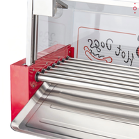 Machine à griller les hot-dogs à 9 tubes et double température pour buffet, traiteur et service de saucisses à fort volume