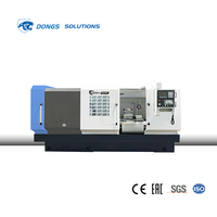 Torno CNC Horizontal de Gran Diámetro DONGS QK1332 con Control GSK, Eje Único, Bancada Plana, de Alta Resistencia para Corte y Procesamiento de Metales