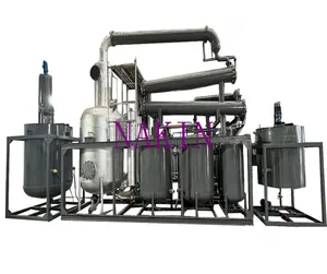 2024 Remove Color Used Mixed Waste Oil Refinery Plant Motor Oil Recycling Machine