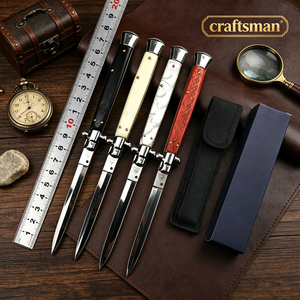Coltello da Campeggio Pieghevole in Acciaio Inossidabile 440 con Manico in Resina per Sopravvivenza all'Aperto - Product Image 2