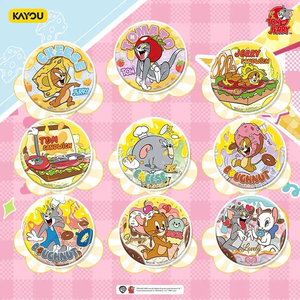 Badge en fer blanc Kayou <span class=keywords><strong>Tom</strong></span> et <span class=keywords><strong>Jerry</strong></span> de haute qualité, série adorable duo sous licence officielle, parfait pour les cadeaux et la décoration - Product Image 2