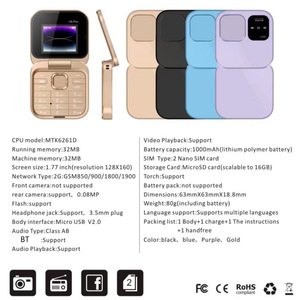 <span class=keywords><strong>Téléphone</strong></span> portable à clapet I6pro Mini, double carte SIM, longue autonomie, clavier pour seniors, lecture audio et vidéo, <span class=keywords><strong>téléphone</strong></span> à petits boutons - Product Image 4