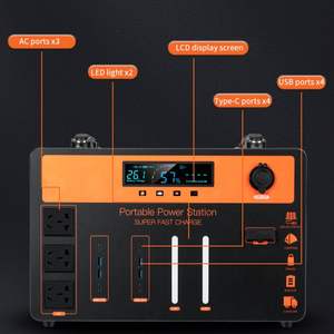 Stazione di Alimentazione Portatile per Esterni con Batteria Solare ad Alta Efficienza 2000W per Backup Energetico - Product Image 2