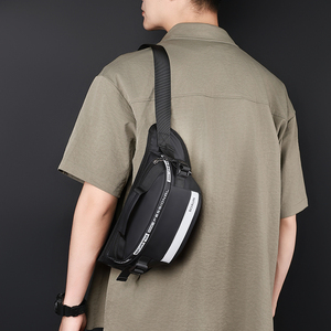 הליכה fanny pack crossbody תיק גב גב ירך אומנת אריז בד אישה גבר עם רצועה מתכווננת לטיולים רגליים - Product Image 2