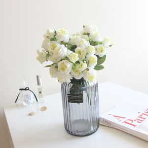 Exquisito ramillete de capullos de rosa pequeños, accesorios DIY para el hogar, boda, ramo de novia, proyecto de decoración de pared, arreglo floral. - Product Image 4