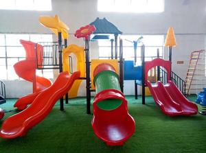 Terrain de jeux <span class=keywords><strong>maison</strong></span> extérieur attrayant, équipement <span class=keywords><strong>d</strong></span>'extérieur coulissant, balançoire en plastique - Product Image 5