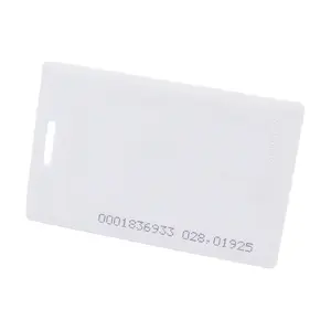 125 Khz TK 4100/EM4200/EM4100 Clamshell-Karte RFID LF-Karte mit 3 * 15 mm Kubikloch