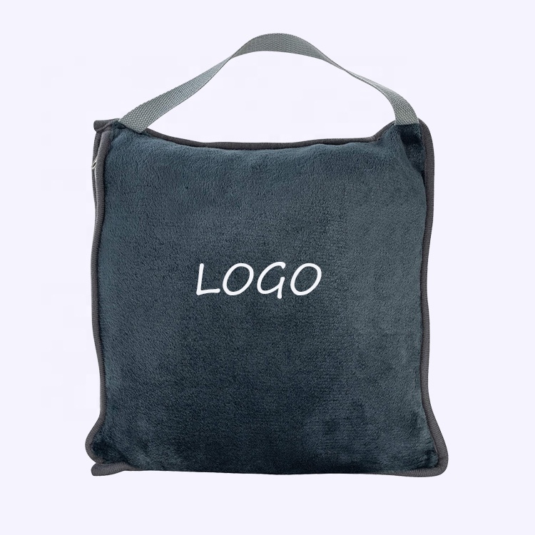 Новый стиль носимых Толстовка одеяло на открытом воздухе Airline дорожная подушка одеяло 2 в 1