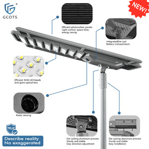 ไฟถนนโซลาร์เซลล์กลางแจ้ง กันน้ำ IP66 120W พร้อมแบตเตอรี่ รับประกัน 5 ปี สำหรับทางเดินรถ - Product Image 2