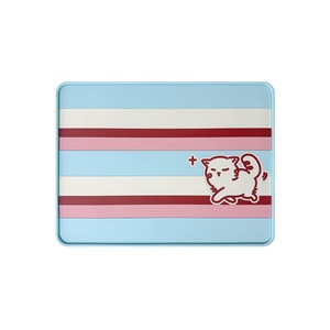Pet Soft Rubber Placemat Rectangle Waterproof Stain Resistant Cat Feeding Mat Non Slip Easy Clean All Seasons - Product Image 4