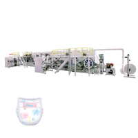 Équipement de fabrication de couches pour bébés Ull Servo pour usine de produits sanitaires