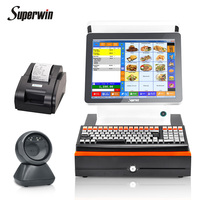 Terminal de caisse tactile OEM&ODM, système de point de vente, machine de caisse, système de point de vente à écran unique, kiosques de paiement, point de vente de fenêtre à vendre