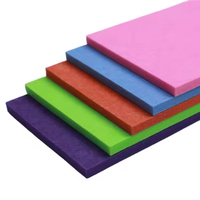 Panneau acoustique en feutre polyester insonorisant de norme européenne 120 x 60, décoration intérieure, panneau PET