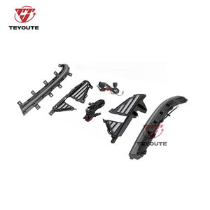 <span class=keywords><strong>Parrilla</strong></span> Delantera Negra de Alta Calidad para BYD D9, con Luces LED de Doble Color DRL, Modificada - Product Image 2