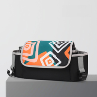 Sac de rangement pour maman de grande capacité personnalisé, sac de rangement pour poussette en tissu polyester, sac à couches isotherme avec motif maman