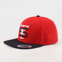 Op maat gemaakte 6-delige snapback petten van fabrikanten, ademend, waterdicht, geschikt voor buitengebruik, golfpetten, snapback met geborduurd logo.
