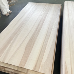 Planche en peuplier naturel collé par le bord, 4x8 pieds, 18mm, pour la fabrication d'armoires - Product Image 3